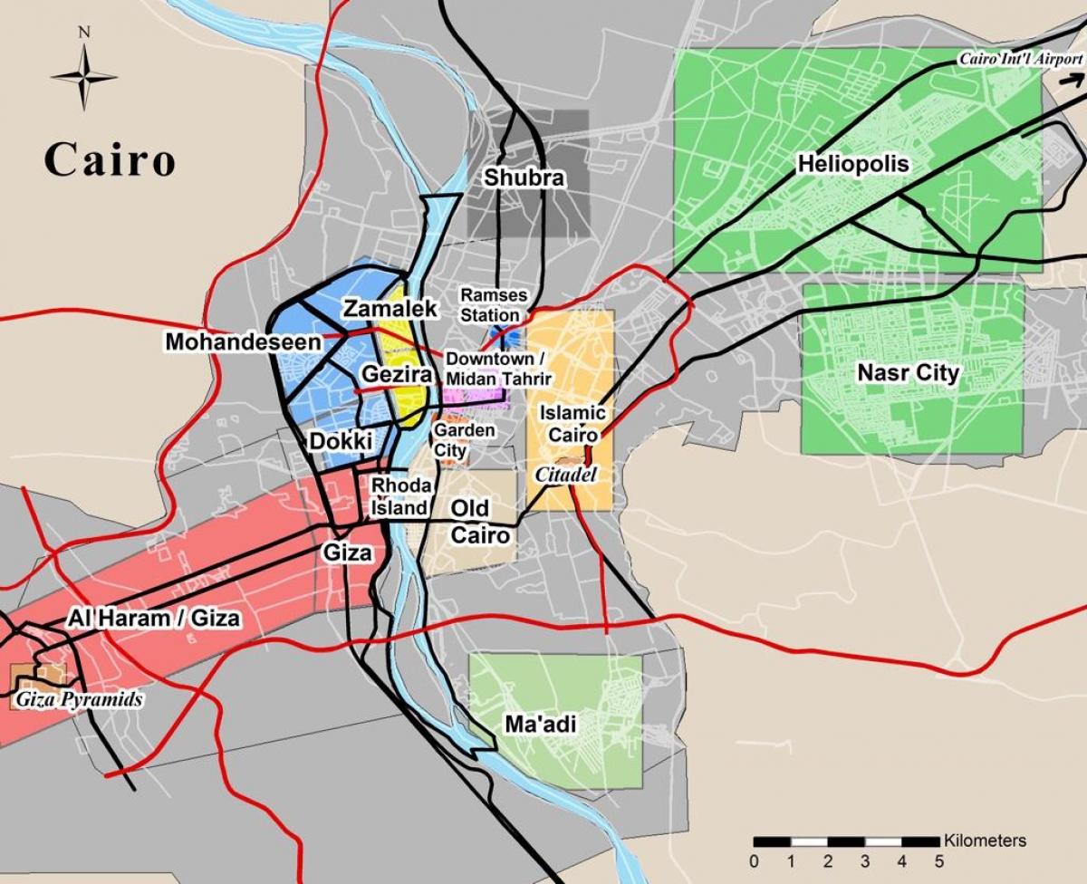 Карта Dokki в Кайро