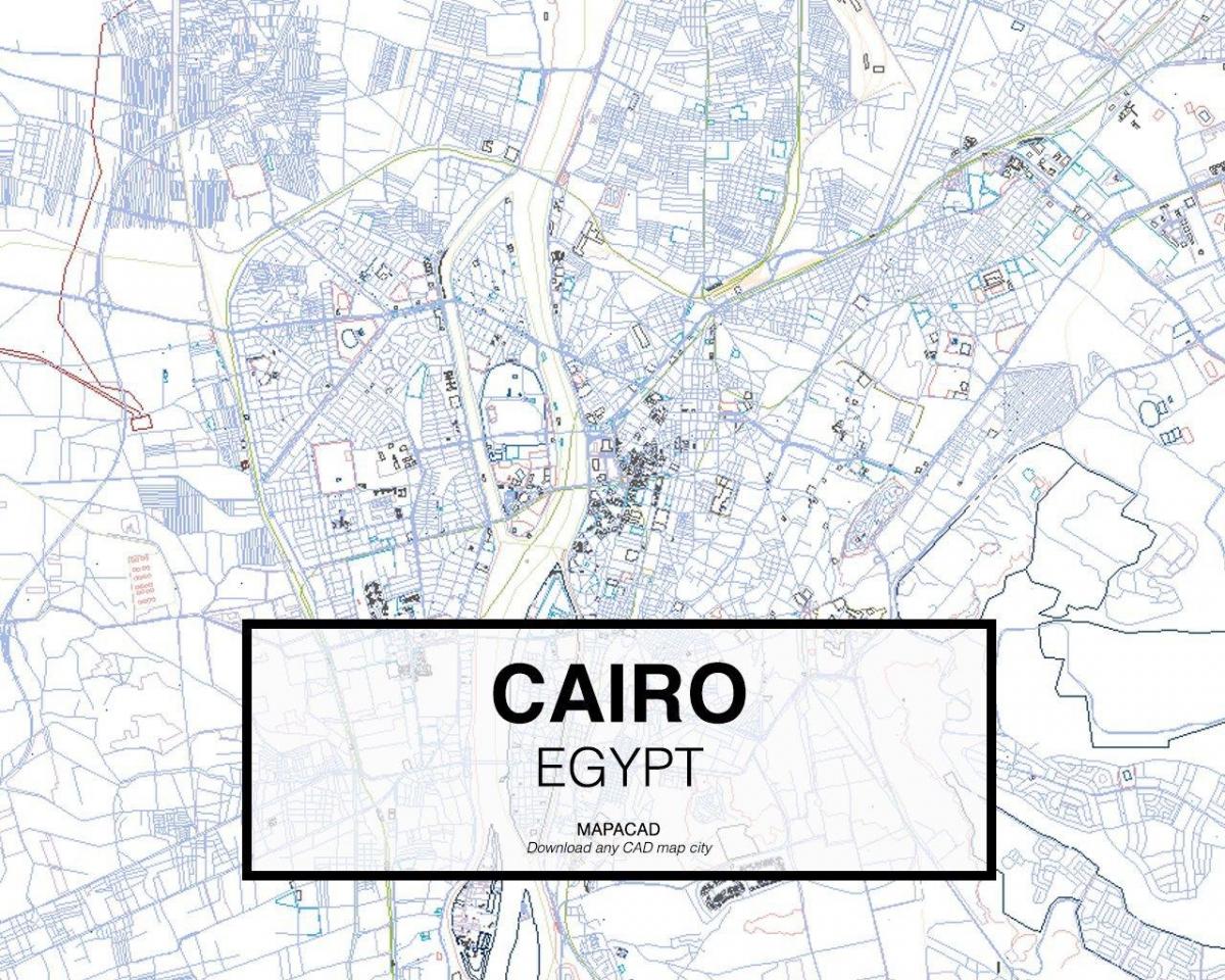 Карта на Кайро в DWG