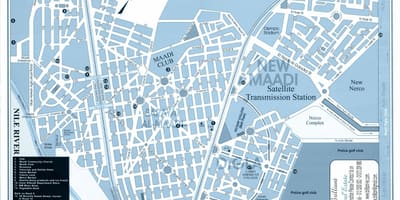 Карта Маади Кайро