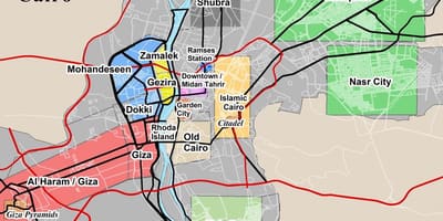 Карта Dokki в Кайро