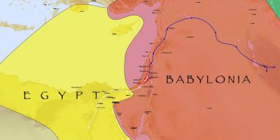 Карта На Вавилон, Египет